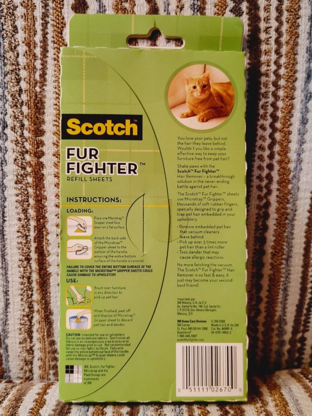 Scotch Fur Fighter Refill Sheets New In Box 8 Sheets + 3 Loose Sheets